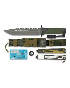 Cuchillo Supervivencia K25 Thunder 1 Boscoso Pixelado