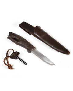 Cuchillo con pedernal LIGHT MY FIRE FireKnife marrón
