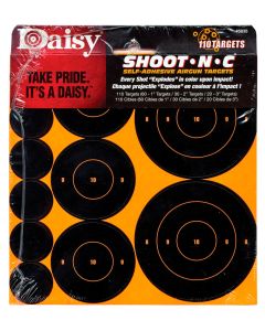 Dianas adhesivas DAISY Shoot-N-C 110 unidades