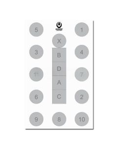 Dianas de Tiro RANGE SOLUTIONS SOP-3 50 unidades
