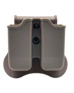 Doble Funda Porta Cargador AMOMAX Glock coyote