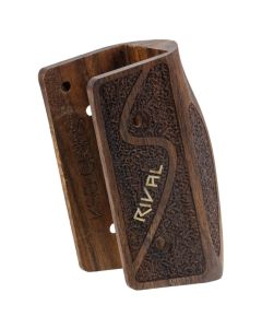 Empuñadura CANIK para SFX Rival-S Walnut con Logo Metálico