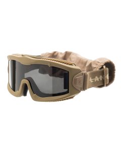Gafas LANCER TACTICAL Aero Thermal Tan / Lente ahumada