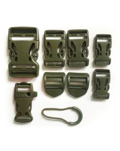 Hebillas de recambio para mochilas MARSUPIO verde