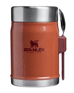 Vaso STANLEY Classic Legendary Food Jar + Spork 400ml marrón