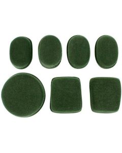 Almohadillas protectoras CONDOR para casco en color verde