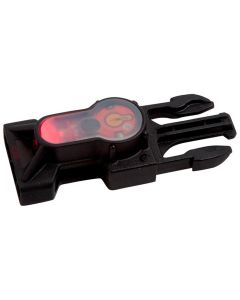 Luz para hebilla de liberación lateral LiteBuck negra-roja