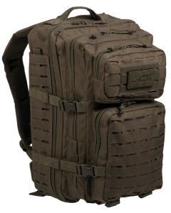 Mochila MILTEC US ASSAULT LG 36 Litros Laser Cut verde
