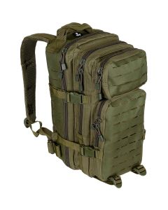Mochila táctica MFH US ASSAULT I Laser 30 Litros verde