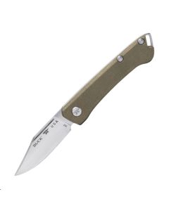 Navaja BUCK Saunter Clip Micarta verde OD
