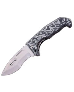 Navaja Raptor Micarta Gris de JV Aventura