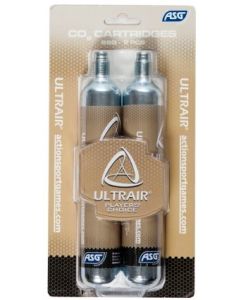 Pack de 2 cápsulas ASG Ultrair de CO2 de 88 gramos
