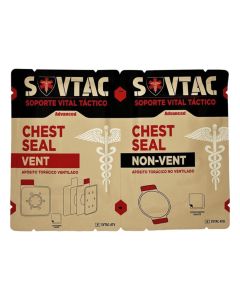 Pack de 2 Parches Torácicos SVTAC Ventilado + Oclusivo