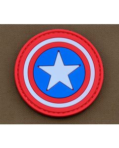 Parche de goma 3D escudo CAPITÁN AMÉRICA