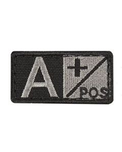 Parche textil A+ CONDOR negro