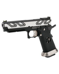 Pistola AW Hi-Capa 5.1 Negra-Plata 6mm
