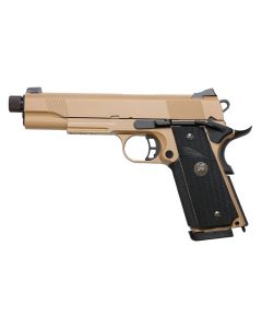 Pistola KJ Works KP-07 TBC M1911 Tan GBB 6mm