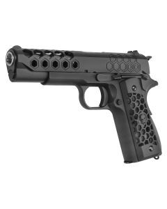 Pistola WE M1911 Hex Cut Black Full Metal GBB 6mm
