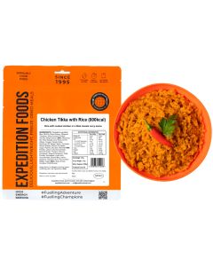 Pollo Tikka con arroz 800 kcal de Expedition Foods