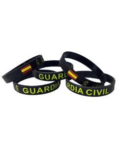 Pulsera GUARDIA CIVIL negra