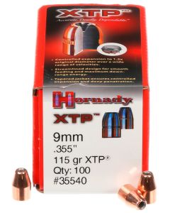 Puntas HORNADY XTP Calibre 9mm - 115 grains