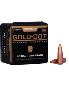 Puntas SPEER Gold Dot SP .308" de 168 Grains