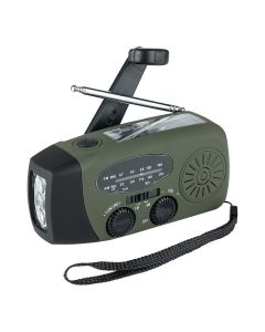 Radio Solar de Supervivencia FOSCO INDUSTRIES verde