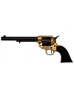 Revólver Peacemaker M1873 Black/Gold Cavalry