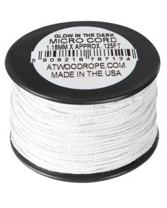 Rollo de Cuerda Micro Cord fluorescente ATWOOD ROPE blanca - 38 metros