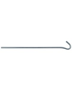 Set de 10 piquetas de acero BASIC NATURE Tent Peg Hook