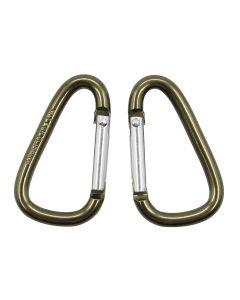 Set de Mosquetones FOSCO INDUSTRIES 4 mm verdes
