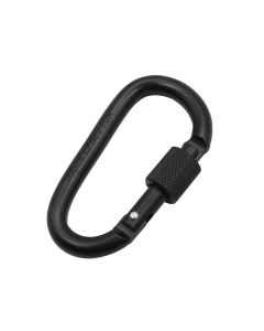 Set de Mosquetones FOSCO INDUSTRIES con Cierre 8 mm negros