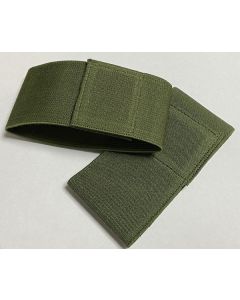 Sujeta perneras ancho elástico verde