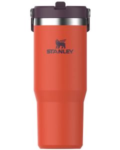Vaso STANLEY GO Iceflow con pajita 890ml naranja