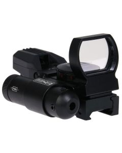Visor holográfico con puntero láser DUEL CODE 4 retículas