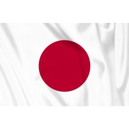 Bandera de Japón 100 x 150 cm para exterior Rojo