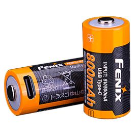 BATERÍA RECARGABLE USB 16340 800mAh