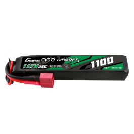 BATERÍA LiPo 11.1V 1100mAh 25C T-Plug
