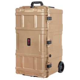 Baúl de transporte con ruedas 216 L coyote
