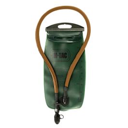 Bolsa de hidratación de 2 litros en PEVA impermeable con tubo de PVC aislado en neopreno y boquilla y tapón reemplazables