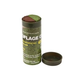 Barra de pintura de camuflaje en crema para rostro y cuello marrón verde Verde
