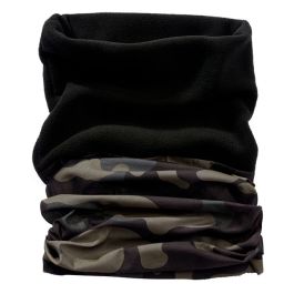 Braga Polar Multifunción Camuflaje Oscuro