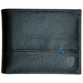CARTERA PORTA CREDENCIALES CON MONEDERO ANTS BLUE LINE