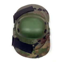 Coderas tácticas flexibles con protector exterior de polímero Boscoso Pixelado