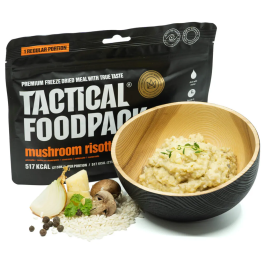 Comida liofilizada Risotto de Champiñones para actividades al aire libre