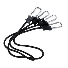 Correa Elástica con Mosquetón FOSCO INDUSTRIES 90 cm negra