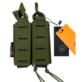 Doble Portacargador Pistola Laser Cut Verde