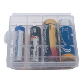 CAJA PORTA BATERÍAS 4 PILAS AA/AAA