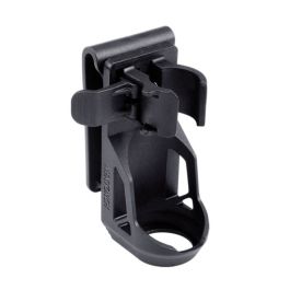 Funda porta linterna de polímero reforzado con extracción rápida y rotación de 360 grados para cinturón de hasta 5 cm y sistema MOLLE