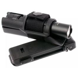 Funda táctica porta linterna para cinturón con clip de extracción rápida ángulo ajustable de 300 grados nylon y fibra de vidrio compatible con linternas UC35 U…